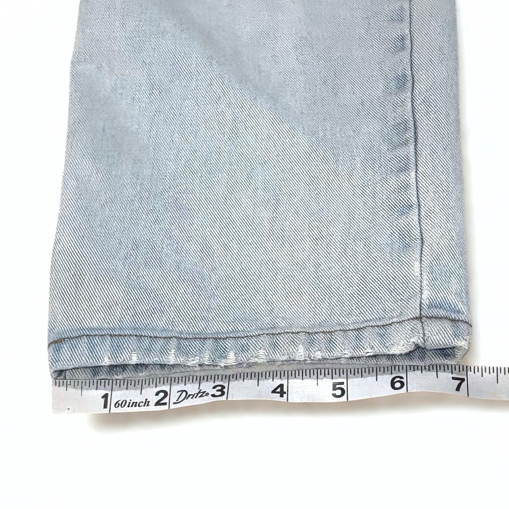 Bill Blass Vintage High Rise Mom Jeans Size 10 Easy Fit Straight Leg Light Wash - Picture 9 of 13